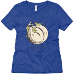 Ladies Relaxed Fit V-Neck Tee