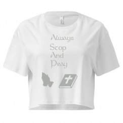 Ladies Festival Cali Crop Top Tee