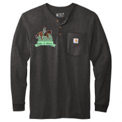 Unisex Carhartt Long Sleeve Henley Tee 
