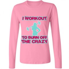 Ladies Relaxed Fit Basic Long Sleeve Tee