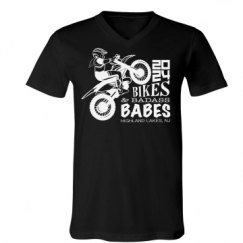 Unisex V-Neck Jersey Tee