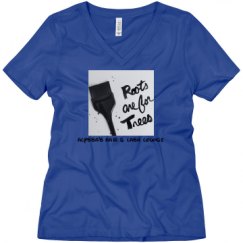 Ladies Relaxed Fit V-Neck Tee
