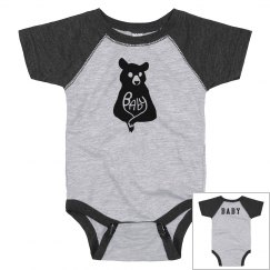 Baby Bear Raglan Onesie