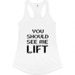 Ladies Slim Fit Racerback Tank Top
