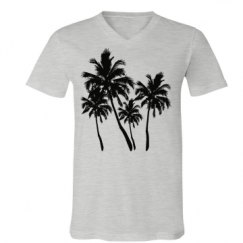 Unisex V-Neck Jersey Tee