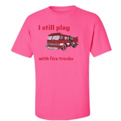 Unisex Ultra Cotton Safety Neon Crewneck Tee