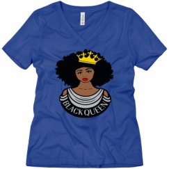 Ladies Relaxed Fit V-Neck Tee