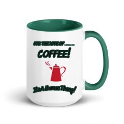 15oz Ceramic Mug with Color Inside