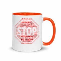 11oz Ceramic Mug with Color Inside