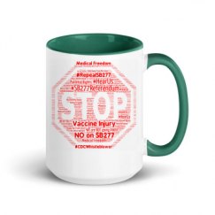 15oz Ceramic Mug with Color Inside