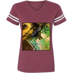 Ladies Relaxed Fit Vintage Sports Tee