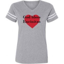 Ladies Relaxed Fit Vintage Sports Tee