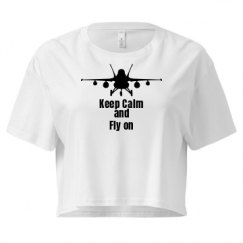 Ladies Festival Cali Crop Top Tee