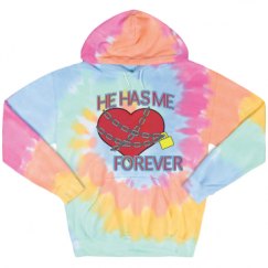 Unisex Tie-Dye Fleece Hoodie