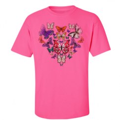 Unisex Ultra Cotton Safety Neon Crewneck Tee