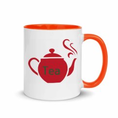 11oz Ceramic Mug with Color Inside