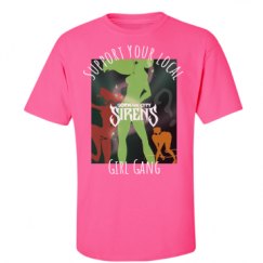 Unisex Ultra Cotton Safety Neon Crewneck Tee