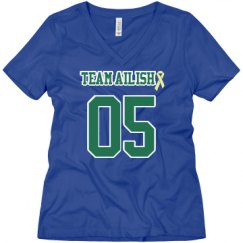 Ladies Relaxed Fit V-Neck Tee