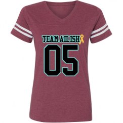Ladies Relaxed Fit Vintage Sports Tee