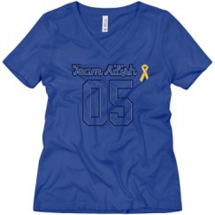 Ladies Relaxed Fit V-Neck Tee