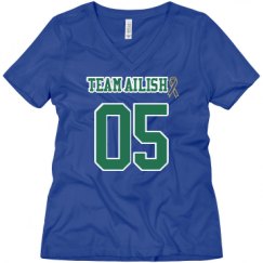 Ladies Relaxed Fit V-Neck Tee