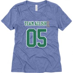 Ladies Relaxed Fit Super Soft Triblend V-Neck Tee