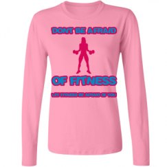 Ladies Relaxed Fit Basic Long Sleeve Tee