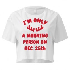 Ladies Festival Cali Crop Top Tee