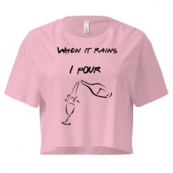 Ladies Festival Cali Crop Top Tee