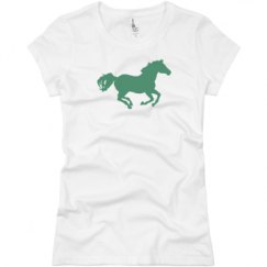 Ladies Slim Fit Basic Promo Jersey Tee