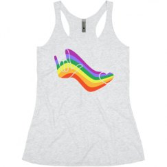 Ladies Slim Fit Super Soft Racerback Triblend Tank