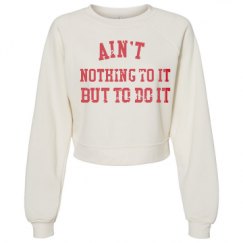 Women's Raglan Pullover Fleece