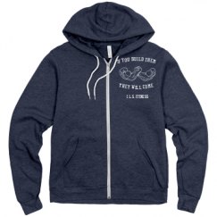 Unisex Fleece Full Zip Midweight Hoodie