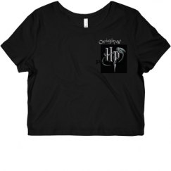 Ladies Slim Fit Crop Top Tee