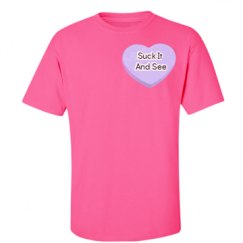 Unisex Ultra Cotton Safety Neon Crewneck Tee