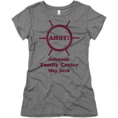 Ladies Slim Fit Super Soft Triblend Tee