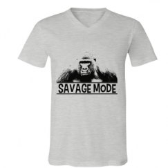 Unisex V-Neck Jersey Tee