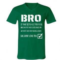 Unisex V-Neck Jersey Tee