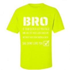 Unisex Ultra Cotton Safety Neon Crewneck Tee