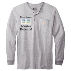 Unisex Carhartt Long Sleeve Henley Tee 