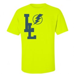 Unisex Ultra Cotton Safety Neon Crewneck Tee