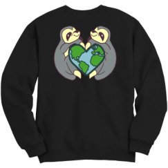 Unisex Film and Foil Crewneck Sweatshirt