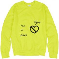 Unisex Neon Crewneck Sweatshirt