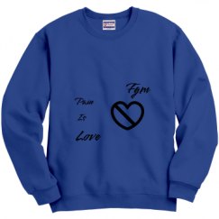 Unisex Film and Foil Crewneck Sweatshirt