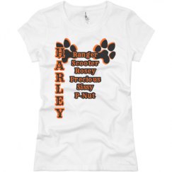 Ladies Slim Fit Basic Promo Jersey Tee