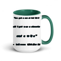 15oz Ceramic Mug with Color Inside