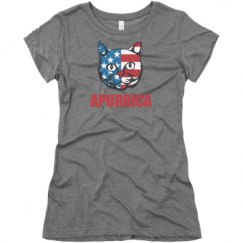 Ladies Slim Fit Super Soft Triblend Tee
