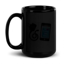 15oz Black Glossy Mug