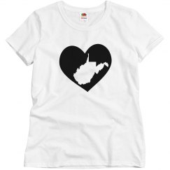 West Virginia In My Heart State Pride T-Shirt