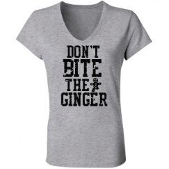 Ladies Slim Fit V-Neck Jersey Tee